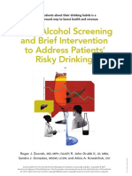 Using Alcohol Screening and Brief Intervention To Address Patients' Risky Drinking