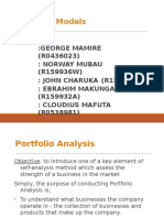 1-Marketing-Chapter4and5-Product Portfolio Analysis (Including The BCG, GE Models)