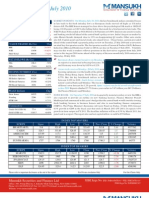 Morning Notes 27 July 2010: Mansukh Securities and Finance LTD