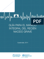 Guia para El Manejo Integral Del Recien Nacido Grave