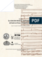 La Edición Musical en Venezuela: Estado Actual y Perspectivas