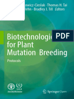 Biotechnologies For Plant Mutation Breeding