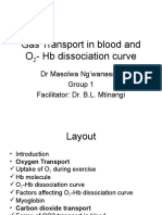 Gas Transport in Blood PPT 1