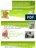 Fuentes de Toxicidad en Los Alimentos!