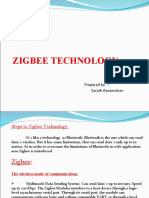 Zigbee Technology: Prepared By: - Sarath Raveendran