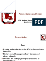 Resuscitation and Shock: LSU Medical Student Clerkship, New Orleans, LA