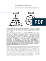 Os Oito Princípios Da Ecologia Profunda