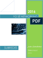 Yo SÉ Networking Subredes