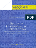 NIETZSCHE, Friedrich. Segunda Consideração Intempestiva