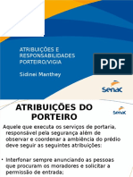 Porteiro - Atribuições