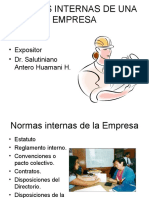 Normas Internas de Empresa