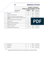 Project Schedule W 334