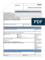 Registro de Investigación de Accidentes