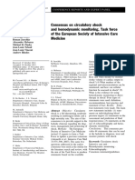 Shock Consensus ESICM - Icm PDF