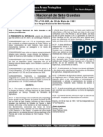 Decretos Do Parque Nacional de Sete Quedas / Sete Quedas National Park Decrees