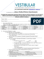 VEDA Patient Medical History Form - Long