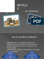 Metales Ferrosos y No Ferrosos