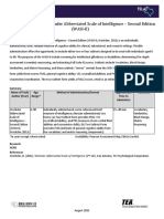 Cognitive Evaluation: Wechsler Abbreviated Scale of Intelligence - Second Edition (WASI-II)