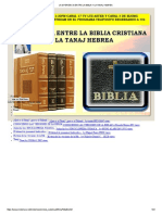 La Diferencia Entre La Biblia y La Tanaj Hebrea PDF