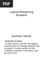 133 Questions Logical Reasoning Answers