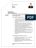 CV Adjaoud Bilal en Français