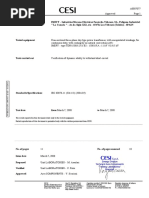 CESI Short Circuit Withstand Test Dry Type Transformer Imefy 1500 11