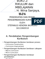 BAB IV Pendekatan Dan Model Pengembangan Kurikulum Buku Kurikulum Dan Pembelajaran Prof DR H Wina Sanjaya MPD