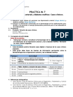 Práctica 7 - Hipertension Arterial y Diabetes Mellitus - Casos Clínicos