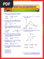 Ejercicios, Problemas de Geometría Analitica