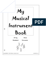 My Musical Instrument Book: String Brass Woodwind Percussion