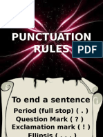 Punctuation Rules