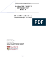 Grahamtek Project Final Report Part D: Effect of EMF and Bubbles On Deposit Fouling in RO Tester