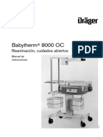 Dräger Babytherm 8000 OC - User Manual (Es)