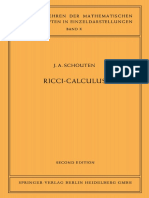 Ricci-Calculus - An Introduction To Tensor Analysis and Its Geometrical Applications