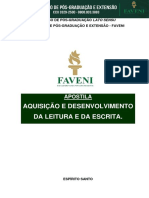 Aquisição e Desenvolvimento Da Leitura e Da Escrita