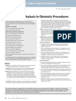 Antibiotic Prophylaxis in Obstetric Procedures PDF