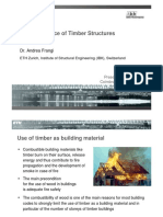 Fire Resistance of Timber Structuras