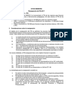 Ayuda Memoria - Modificaciones Presupuestales