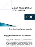 Criminalidad Organizada y El Proceso Penal