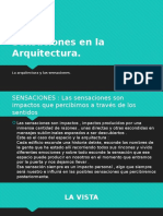 Sensaciones en La Arquitectura