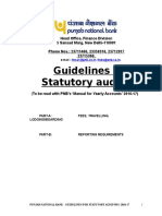 Guidelines To Statutory Auditors