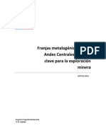 Franjas Metalogénicas de Los Andes Centrales-Post Validación Completo