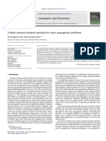 A Finite Element Method Enriched For Wave Propagation Problems