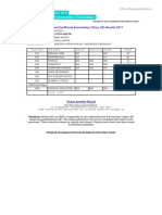 CBSE - Senior School Certificate Examination (Class XII) Results 2017