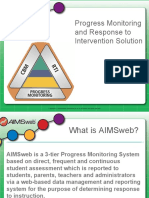 Progress Monitoring and Response To Intervention Solution