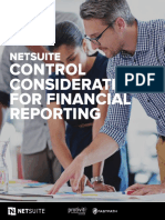 Netsuite Control Considerations For Finanical Reporting