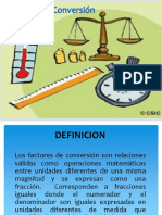 Factores de Conversion