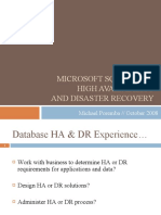 SQL Server High Availability