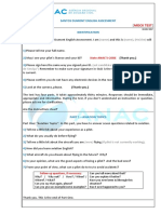 Santos Dumont English Assessment Modelo