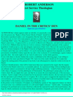 Anderson, Robert - Daniel in The Critics Den